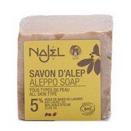 法國 NAJEL 有機5% 月桂油+95%橄欖油 叙利亞手工古皂 重量200g